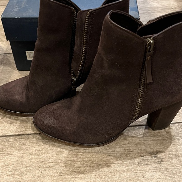 Cole Haan Dark Brown Suede Boots - Picture 3 of 3